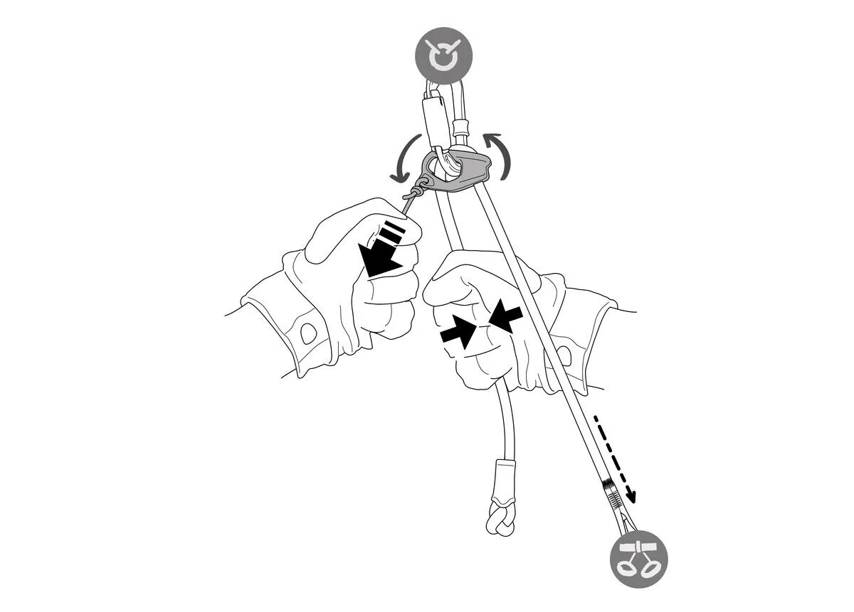 Odsedávací smyčka Petzl Connect Adjust